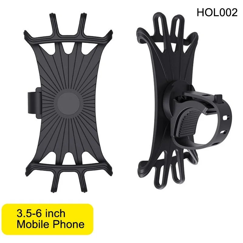 Premium Aluminum Bike & Motorcycle Phone Mount – Secure, 360° Rotatable & Anti-Slip