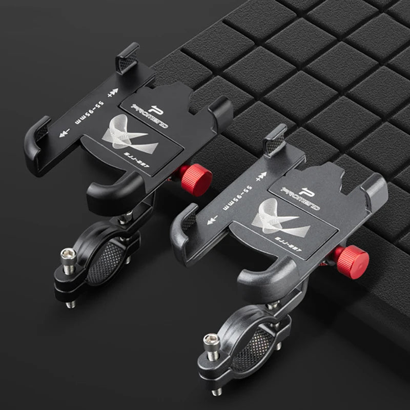 Premium Aluminum Bike & Motorcycle Phone Mount – Secure, 360° Rotatable & Anti-Slip