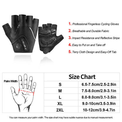 INBIKE Summer Cycling Gloves Half Finger Gel Sport Gloves for Men Women Road Biking Bicycle Gym Fitness Gloves MTB Gloves IF239